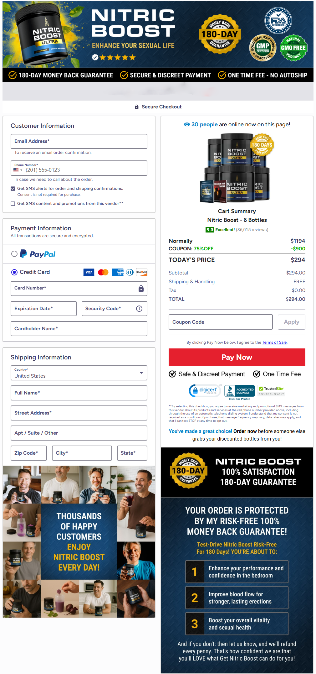 nitric boost ultra order